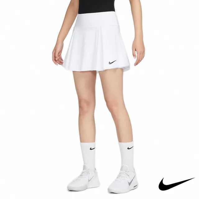 【NIKE 耐吉】NIKE DRI-FIT ADVANTAGE 女士 高爾夫褲裙(DX1422-100)