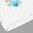 【ILEY 伊蕾】甜美迷人膠印貝殼純棉上衣(白色；M-XL；1232071218)