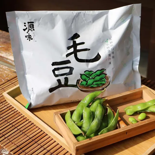 【豆油伯】非基改毛豆三入組-芥末/煙燻/椒麻(400gx3 /送禮自用皆宜)