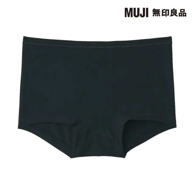 【MUJI 無印良品】女有機棉混彈性天竺無側縫平口內褲(共6色)