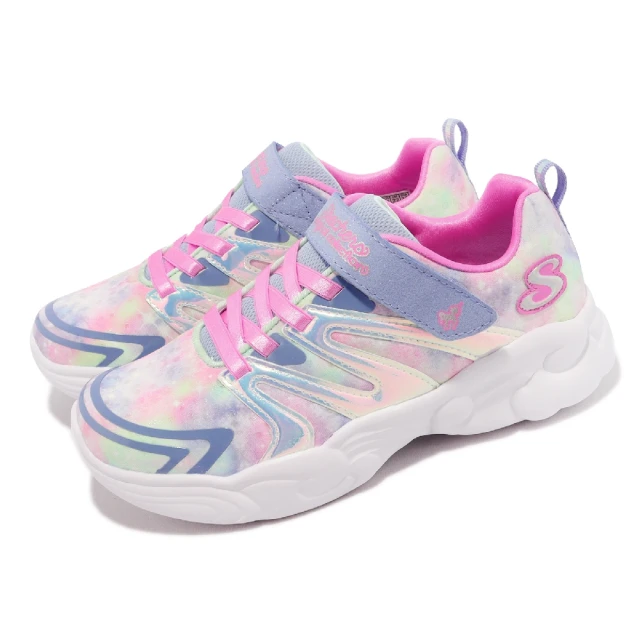 SKECHERS 童鞋 Unicorn Storm 粉紅 紫 魔鬼氈 小朋友 獨角獸 中童 運動鞋(302210LPWMT)