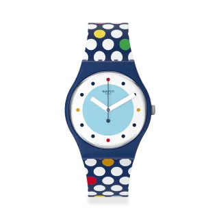 【SWATCH】Gent 原創系列手錶 SPOTS OF JOY 男錶 女錶 瑞士錶 錶(34mm)