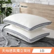【MIT iLook】買1送1 天絲石墨烯4D超透氣網釋壓獨立筒枕頭