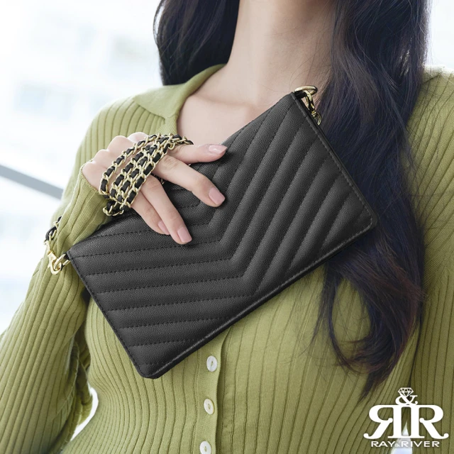 2R 手工真皮 艾碧牛皮WOC設計隨身斜背mini長夾包(多