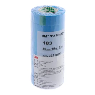 【特力屋】3M 日本製超薄和紙膠帶 藍色 15mmx18m