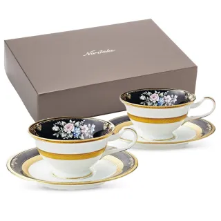 【NORITAKE】壯麗花海紅茶對杯(原廠禮盒組)