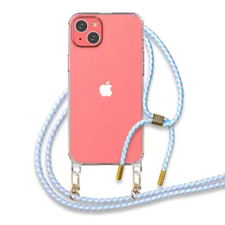 【o-one】Apple iPhone 14 Plus 6.7吋 軍功II升級版-防摔斜背式掛繩手機殼