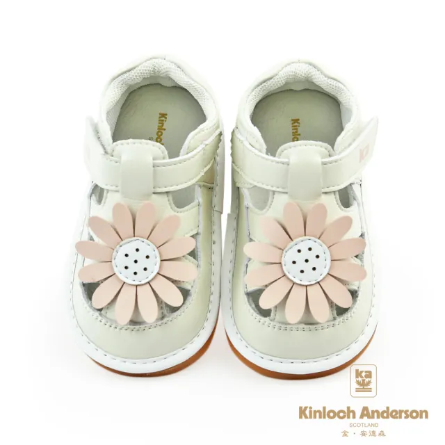 【金安德森】KA 童鞋 12.0-13.5cm  第一階段學步鞋 軟底 可愛小花涼鞋 嗶嗶鞋(KA童鞋 CK0640)