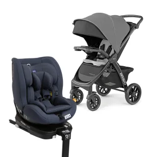 【Chicco】Bravo極致完美手推車風尚版+Seat3Fit Isofix安全汽座