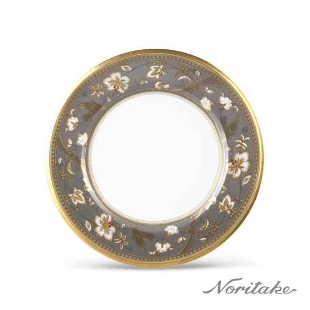 NORITAKE 鳥語花香骨瓷麵包盤17cm