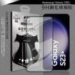 【VXTRA】三星 Samsung Galaxy S23+ 全膠貼合 滿版疏水疏油9H鋼化頂級玻璃膜-黑