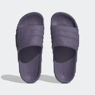 【adidas 愛迪達】拖鞋 男鞋 女鞋 運動 三葉草 ADILETTE 22 紫 HP6524