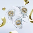 【CASIO 卡西歐】G-SHOCK ITZY 留真配戴款 清透金屬感女錶手錶(GMA-S120SG-7A)