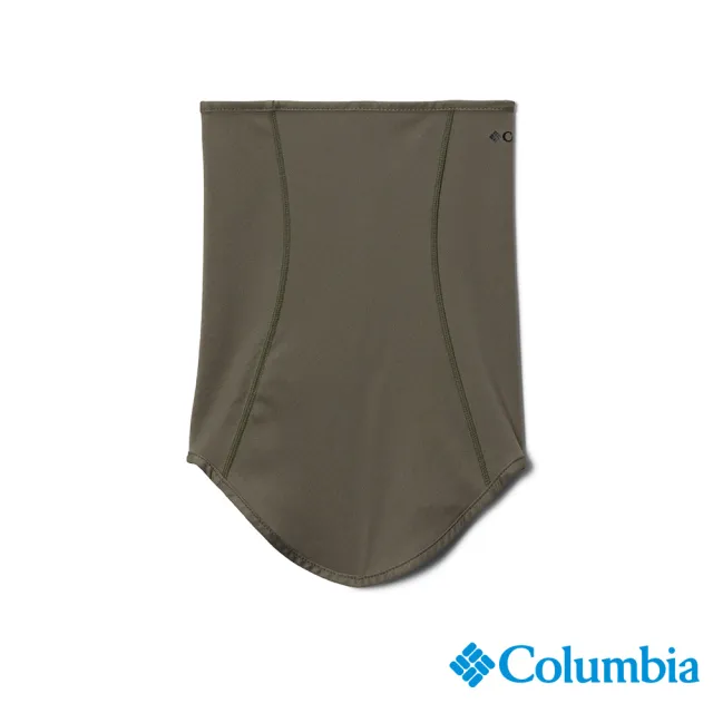 【Columbia 哥倫比亞 官方旗艦】男女款-UPF50涼感快排頸圍-軍綠(UCU01340AG)