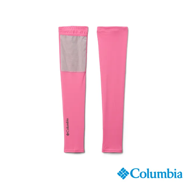 【Columbia 哥倫比亞 官方旗艦】男女款-Freezer Zero™UPF50涼感快排袖套-桃紅(UCU11000FC)