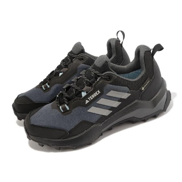 【adidas 愛迪達】戶外鞋 Terrex AX4 GTX W 女鞋 黑 灰 防水 登山 越野 郊山 (HQ1051)