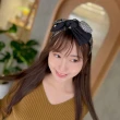 【ELF SHOP】韓國復古格子拚千鳥格雙蝴蝶結髮飾髮箍(雙蝴蝶結髮箍)