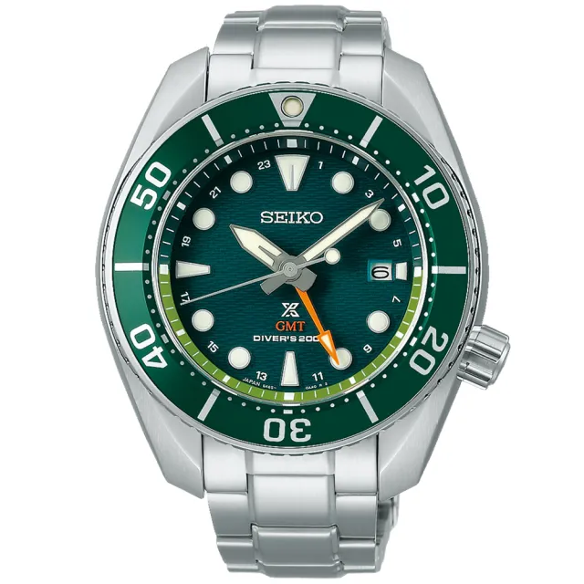 【SEIKO 精工】SUMO相撲 GMT 太陽能潛水腕錶 父親節 禮物 推薦 (SFK003J1/5K65-0AA0G)