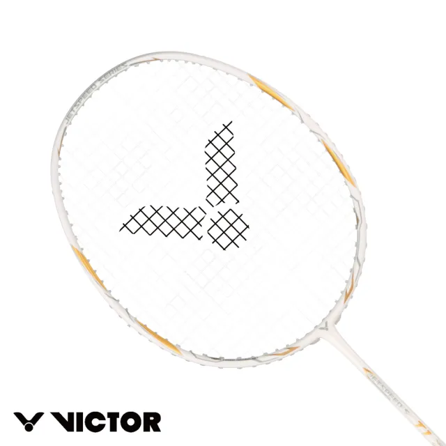 【VICTOR 勝利體育】羽球拍(JS-T1 A 珍珠瓷白)