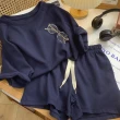 【NEW FORCE】文雅素色短袖休閒女套裝-3色可選(女裝/女套裝/休閒套裝/運動套裝/運動服)