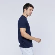 【NAUTICA】男裝 休閒品牌LOGO短袖T恤(深藍)