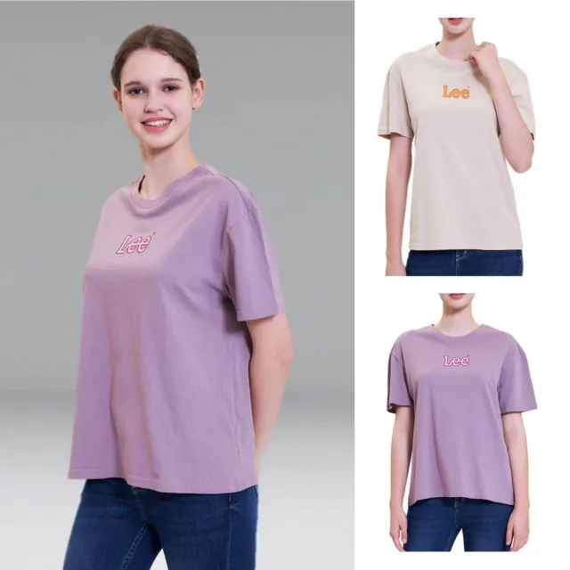 【Lee】出清品-女裝 短袖T恤 / 胸前小LOGO 共2色 Boyfriend版型(LL220360726 / LL22036097W)