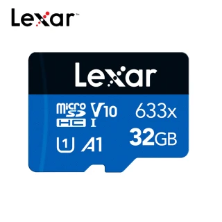 【Lexar 雷克沙】633x microSDHC UHS-I A1 U1 32G記憶卡