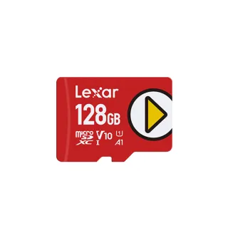 【Lexar 雷克沙】PLAY microSDXC UHS-I U1 V10 128GB記憶卡