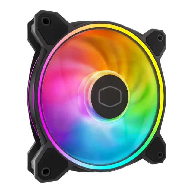 【CoolerMaster】Cooler Master MasterFan MF120 HALO2 黑色 ARGB風扇(MF120 HALO2 Black)