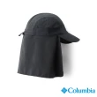【Columbia 哥倫比亞 官方旗艦】中性-Coolhead Ice™UPF50涼感快排遮陽帽-黑色(UCU04180BK)