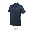 【FIRESTAR】男彈性機能短袖POLO衫-慢跑 路跑 涼感 運動 上衣 反光 丈青條紋(D3253-98)