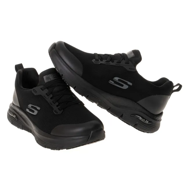 【SKECHERS】女鞋 工作鞋系列 ARCH FIT SR 寬楦款(108023WBLK)