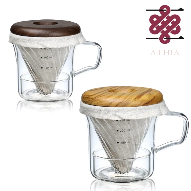 愛鴨咖啡 1-4人份 V02錐形玻璃濾杯+分享壺600ml折