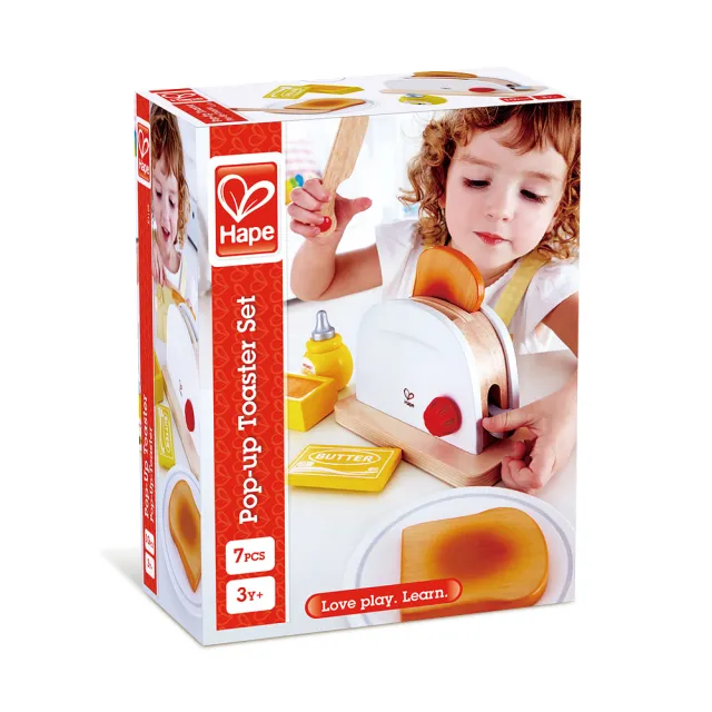 【Hape】烤吐司麵包機(木製玩具/木頭玩具/彌月禮/生日禮)