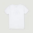 【Hang Ten】女裝-REGULAR FIT竹節棉國家公園加州罌粟印花短袖T恤(白)