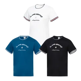 【LE COQ SPORTIF 公雞】休閒經典短袖T恤 中性-3色-LWR23307