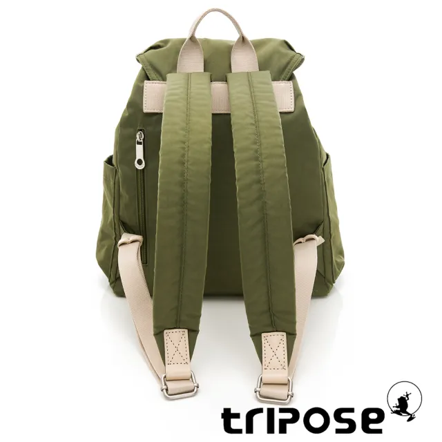【tripose】MEMENTO微皺尼龍輕量後背包-大(抹茶綠)