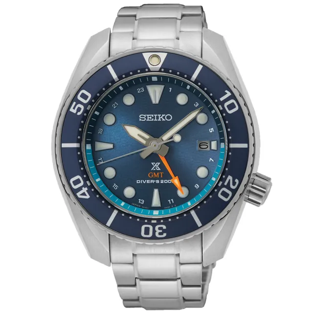 【SEIKO 精工】PROSPEX系列 太陽能GMT 潛水錶 男錶 送禮 禮物 推薦 _SK028(SFK001J1/5K65-0AA0B)