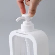 【Dagebeno荷生活】大容量按壓式分裝瓶 透明簡約沐浴乳洗髮精洗衣精洗手乳分裝瓶(小號300ml一入)