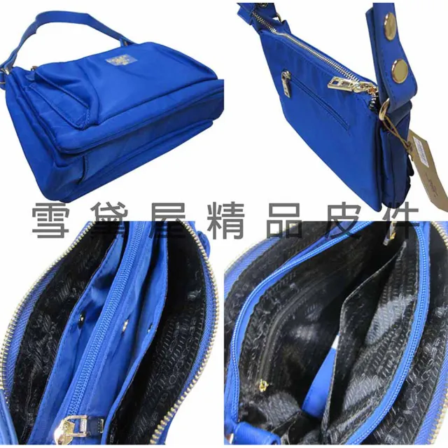 【SNOW.bagshop】雙11 斜側背 中容量 可肩背 斜背 進口專櫃 主袋內五隔層 進口超輕量 防水包 水晶布+