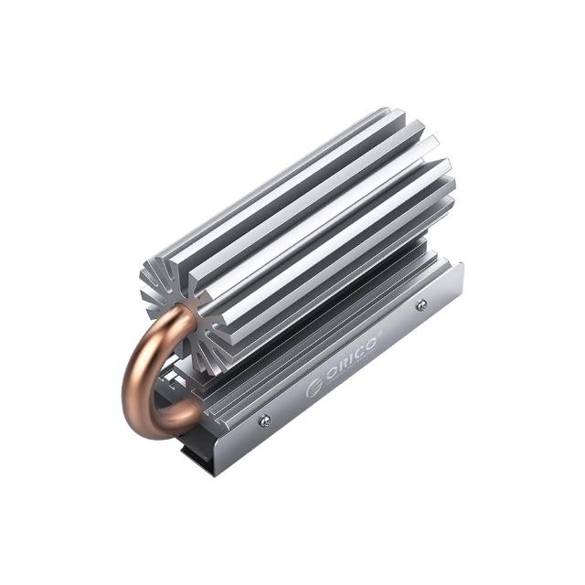 【ORICO】M.2 SSD 扇形引流銅管散熱器 M2HS5-SV-BP 