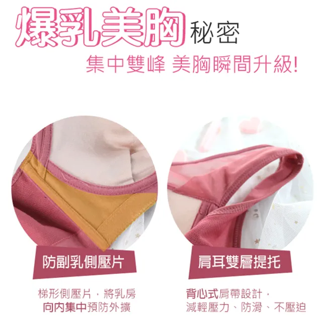【Daima 黛瑪】現貨出清 無鋼圈 成套 100%天然蠶絲A-E/透氣機能內衣/集中包覆提托大罩杯/ABCDE罩(藍色)