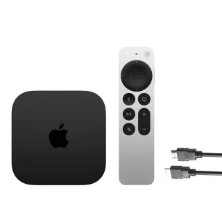 HDMI傳輸線組【Apple 蘋果】Apple TV 4K 128G Wi-Fi+乙太網路 第三代(2023)