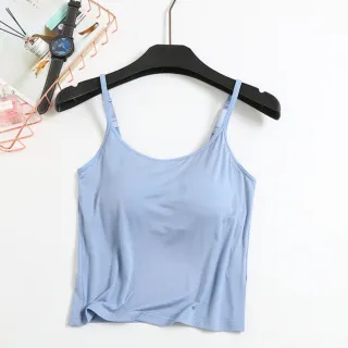 【CHANMODE 香茉】3+1件組 植蠶順柔免穿罩BRA TOP