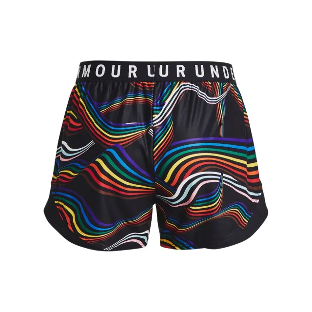 【UNDER ARMOUR】UA 女 PRIDE Play Up 運動短褲_1379041-001(黑)