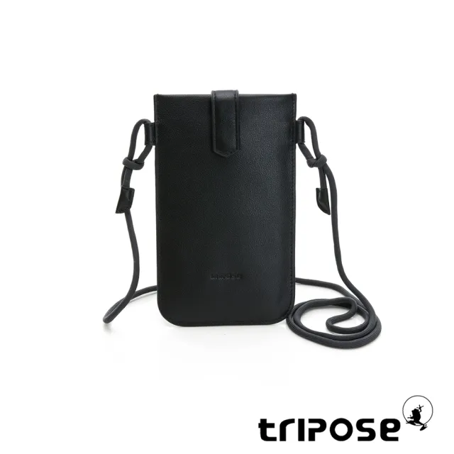【tripose】TRANS進口牛皮手機包(黑)