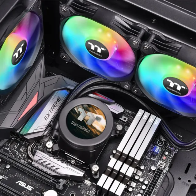 【Thermaltake 曜越】Floe Ultra 240 RGB 一體式水冷散熱器(CL-W349-PL12SW-A)