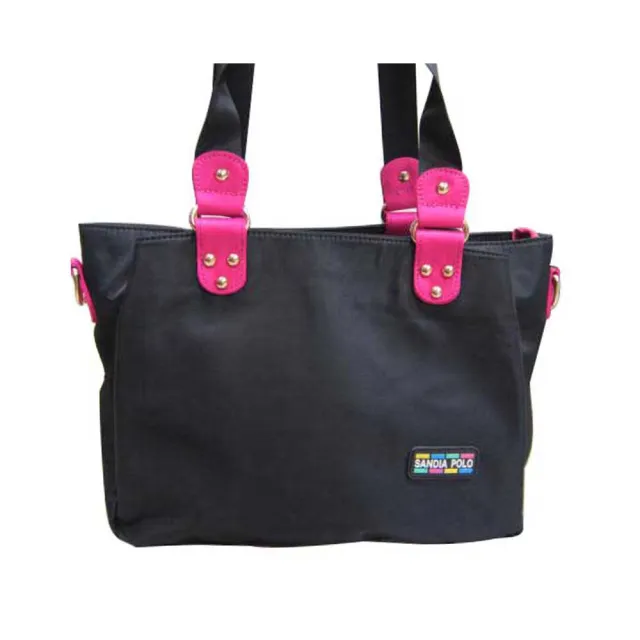 【SNOW.bagshop】雙11 專櫃 手提包 大容量 可放A4資料夾 防水尼龍布 可手提 肩背 斜側 附長背帶