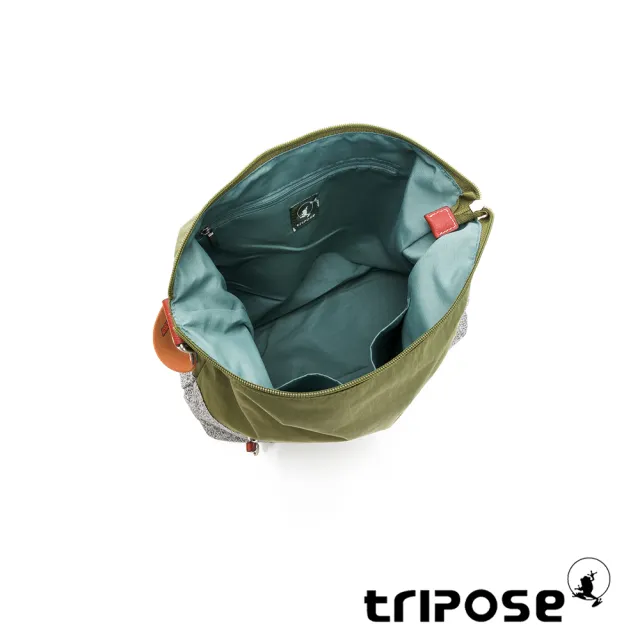 【tripose】漫遊系列岩紋輕巧側肩背包(抹茶綠)