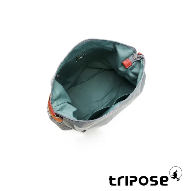 【tripose】漫遊系列岩紋輕巧側肩背包(優雅灰)